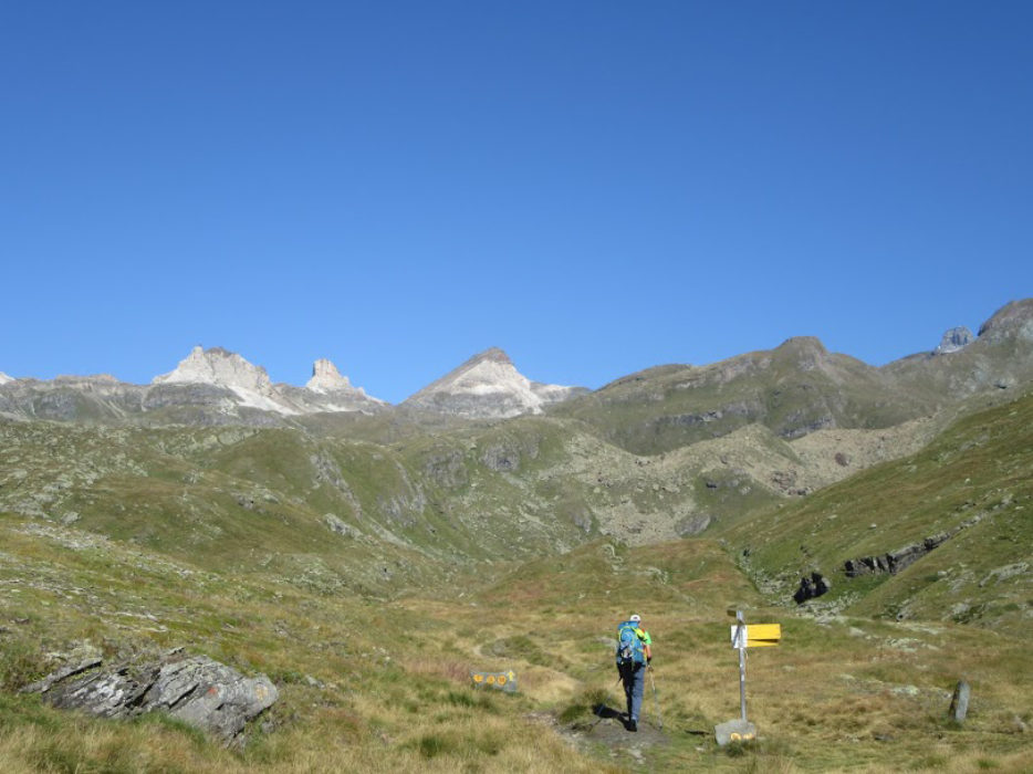 Cime Bianche and Matterhorn summit