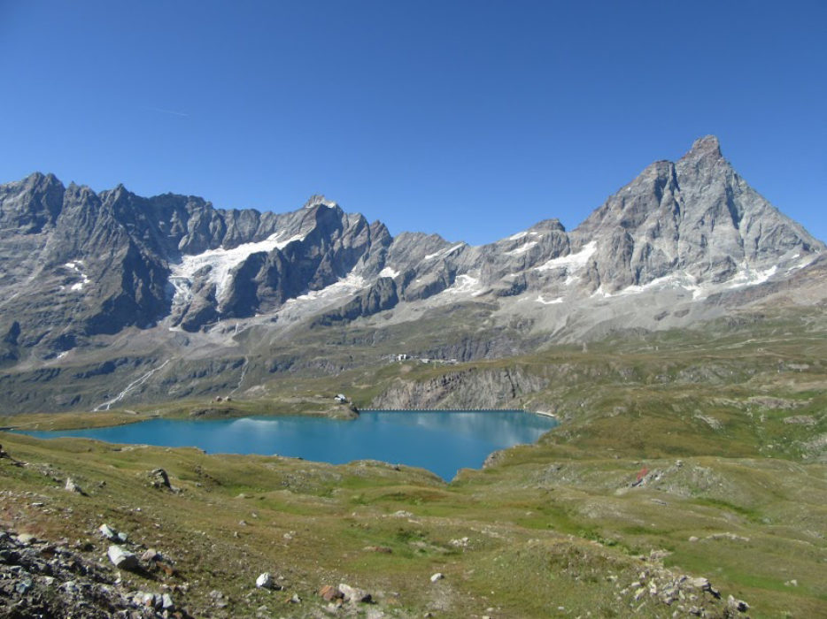 Goillet Lake with Grandes Murailles and Matterhorn