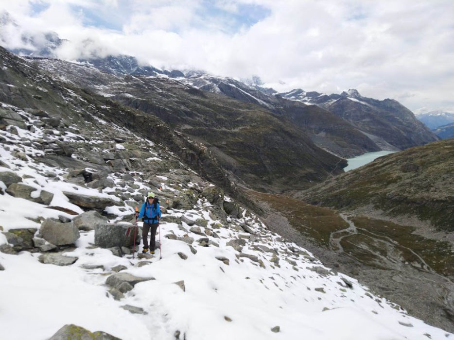 Heading Monte Moro