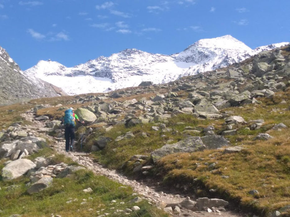 Towards Monte Moro