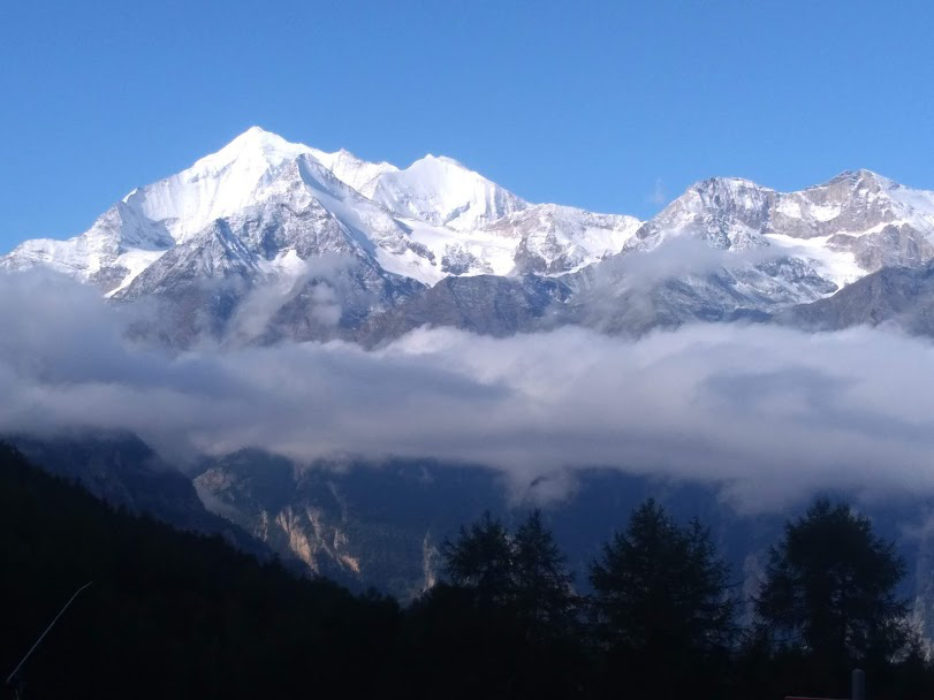 Weisshorn from Hannigalp