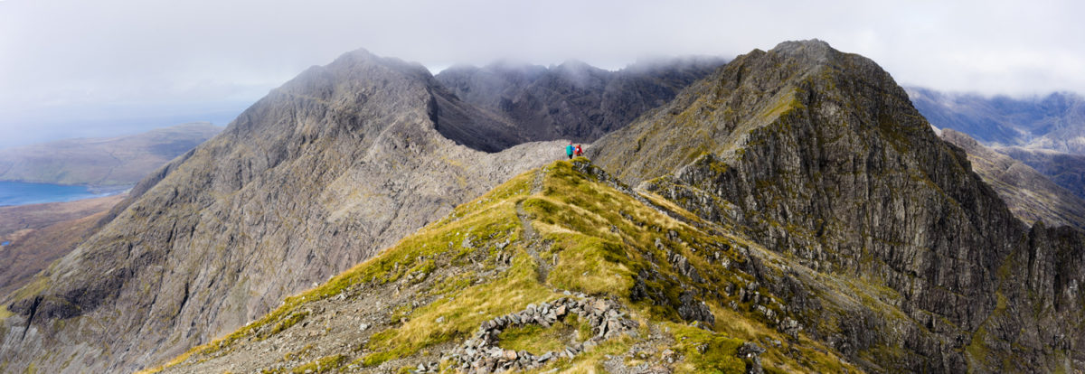 Descending Gars-bheinn