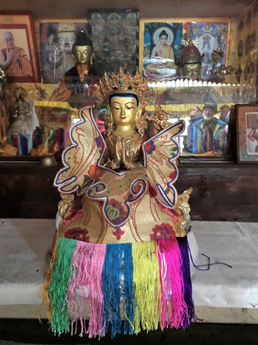 Deities in Ghunsa gompa