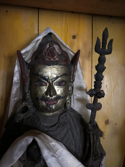 Deity in Ghunsa gompa