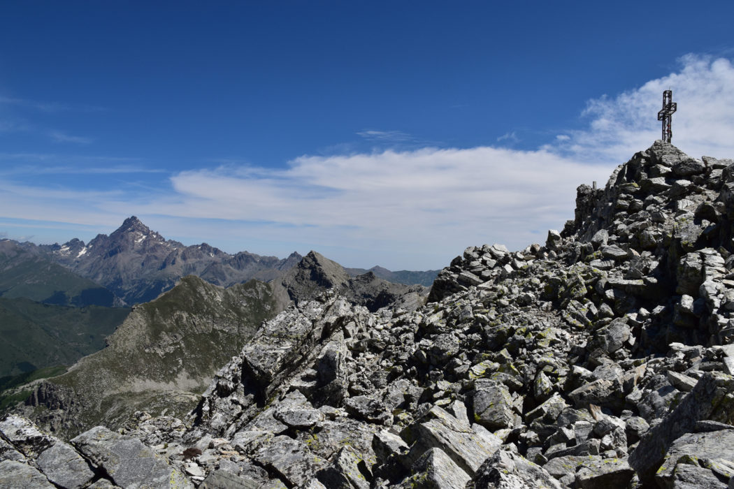 Rocca la Marchisa summit and Monte Viso