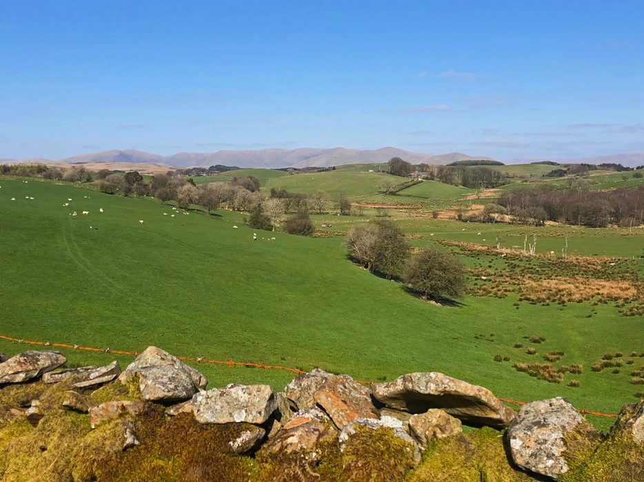 Distant views of the Howgills