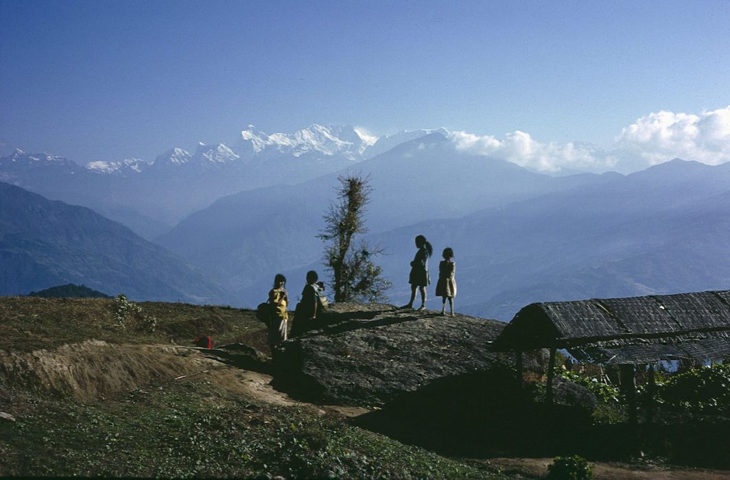 Local children in the Kangchenjunga foothills