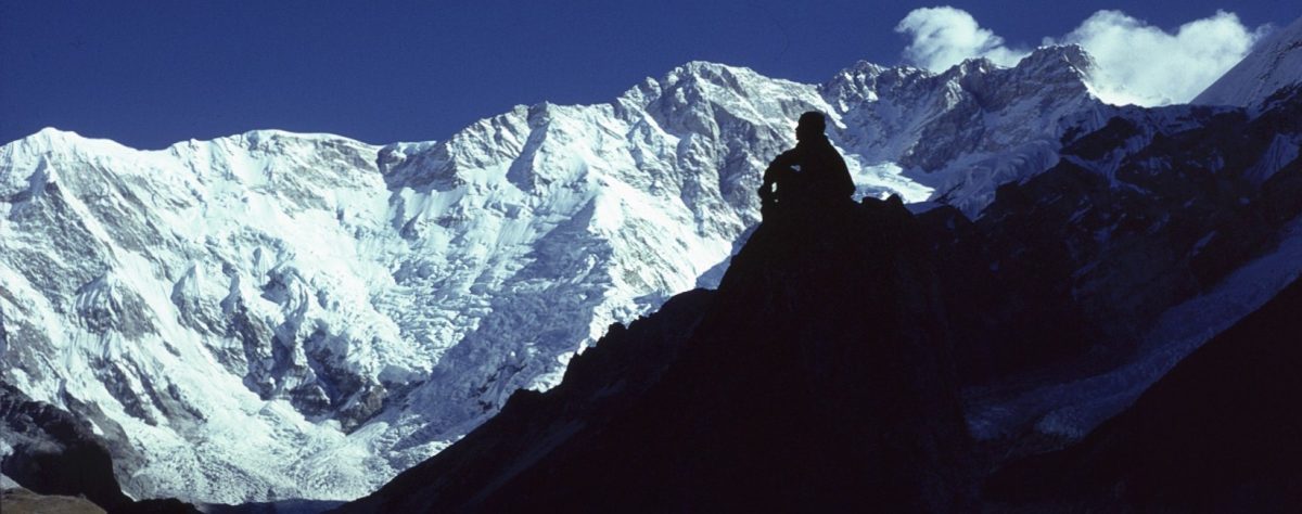 Early morning below the South-west Face of Kangchenjunga