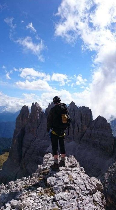 Dave Stamboulis A few pics from our series of hikes in the Dolomites, which has a really excellent guidebook ranging from Via Ferrata to day/multi-day outings