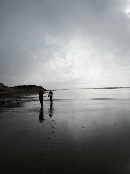 Richard Tyler Beach scene on the Harlech section of the Wales Coast Path last October.