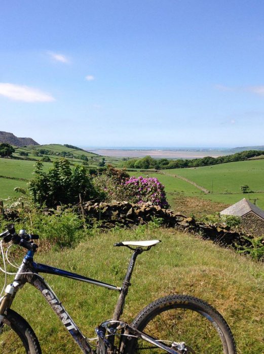 Jim's bike ready to explore