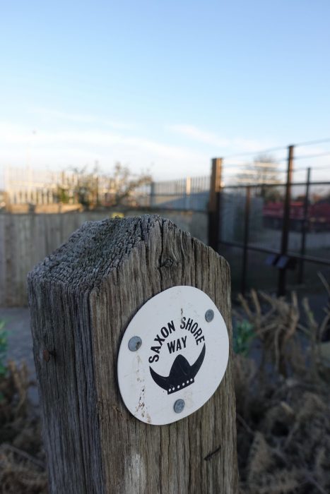 2 Saxon Shore Way marker