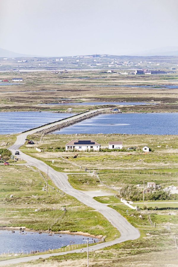The Causeway Across Loch Bi From Near Our Lady Of The Isles