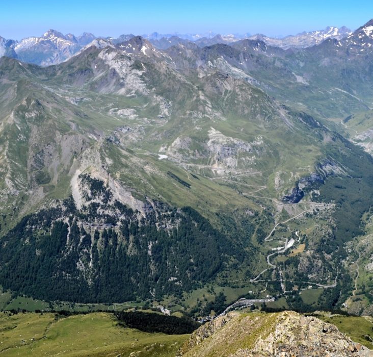 01 Aerial View Of The Road From Gavarnie To Col De Tentes