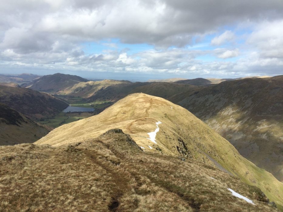 The Grassy Ridge Of Red Pike