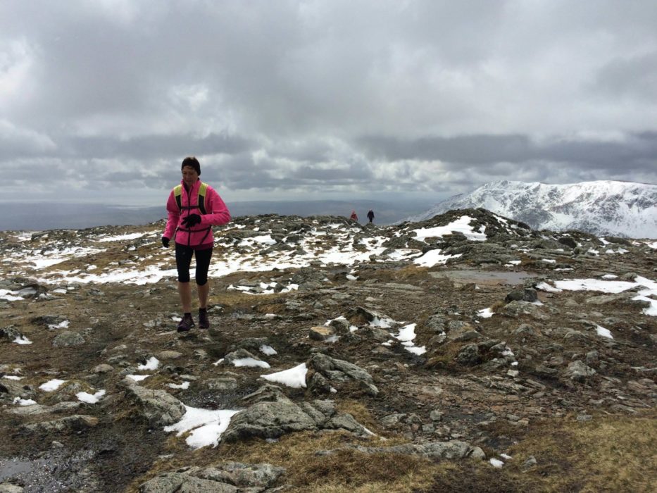 Winter Fell Running In The Lake District