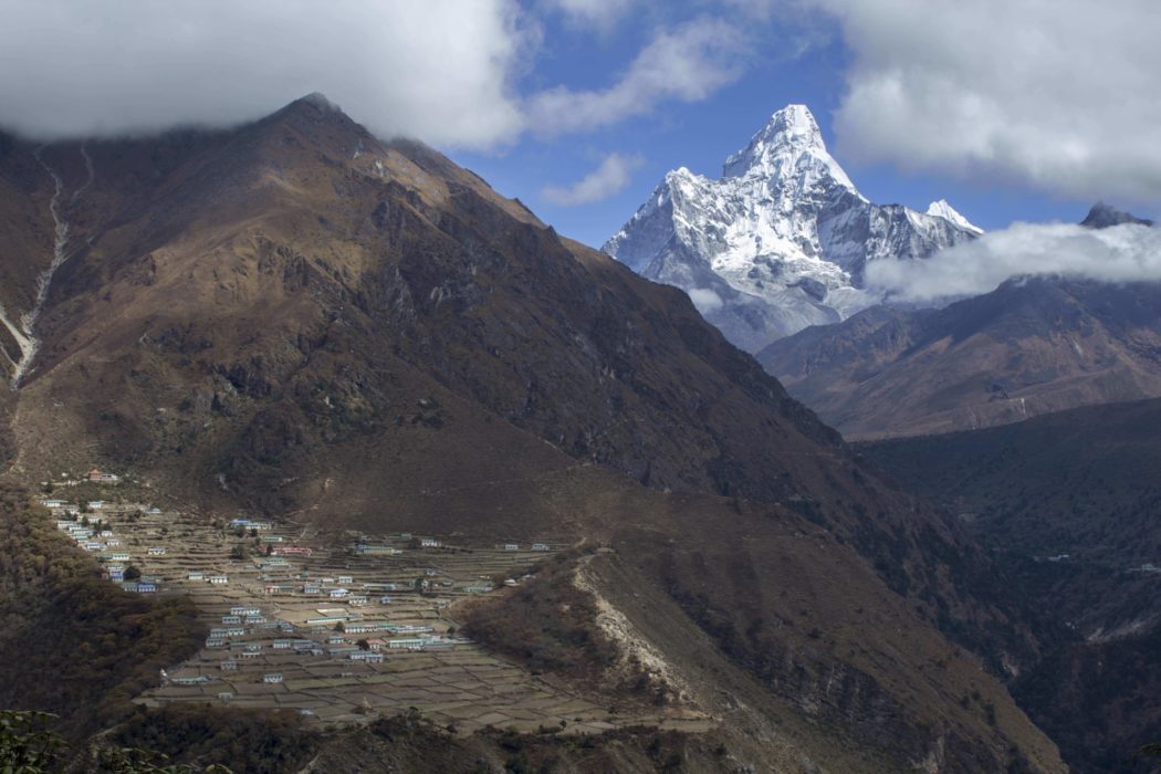 Ama Dablam Above Phortse