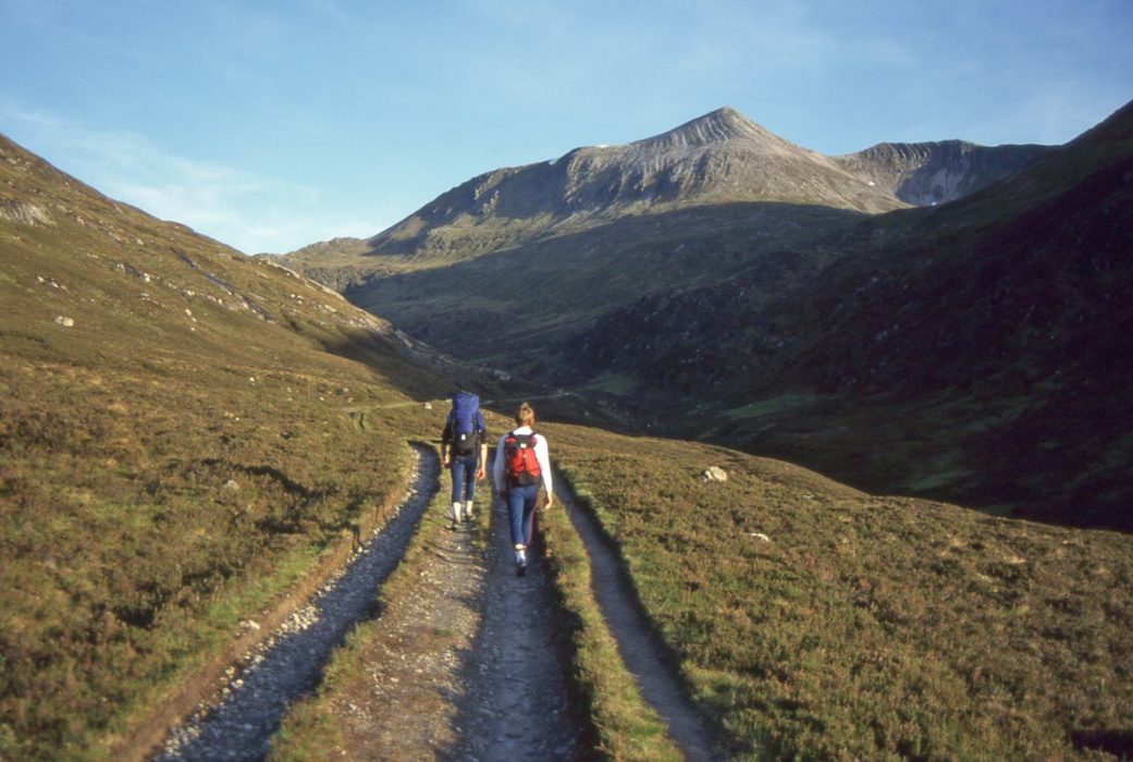 Lairig Leacach At The End Of The Grey Corries With Stob Coirena Ceannain Above