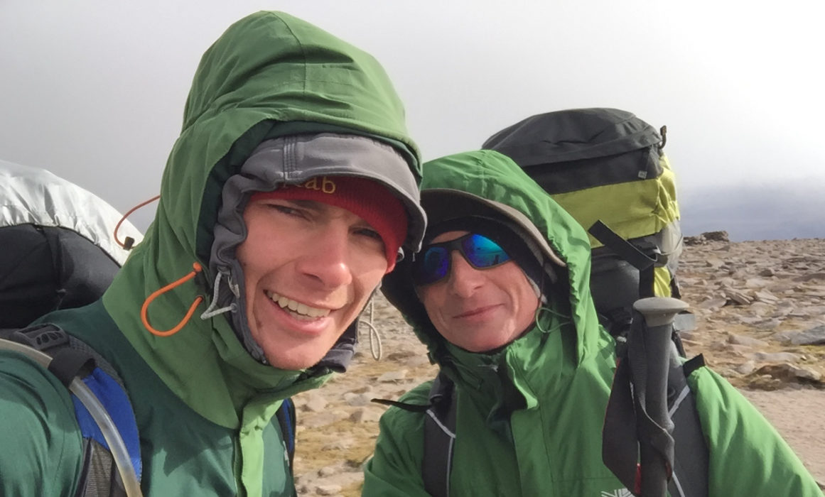 A Brief Moment Of Cleared Skies At The Ben Macduis Windy Summit Time For A Selfie Me Left Andrew Right
