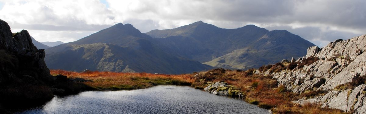 Snowdon From The Moelwyns The Left Hand Peak Is Y Lliwedd Where The Knights Of The Round Table Lie Sleeping