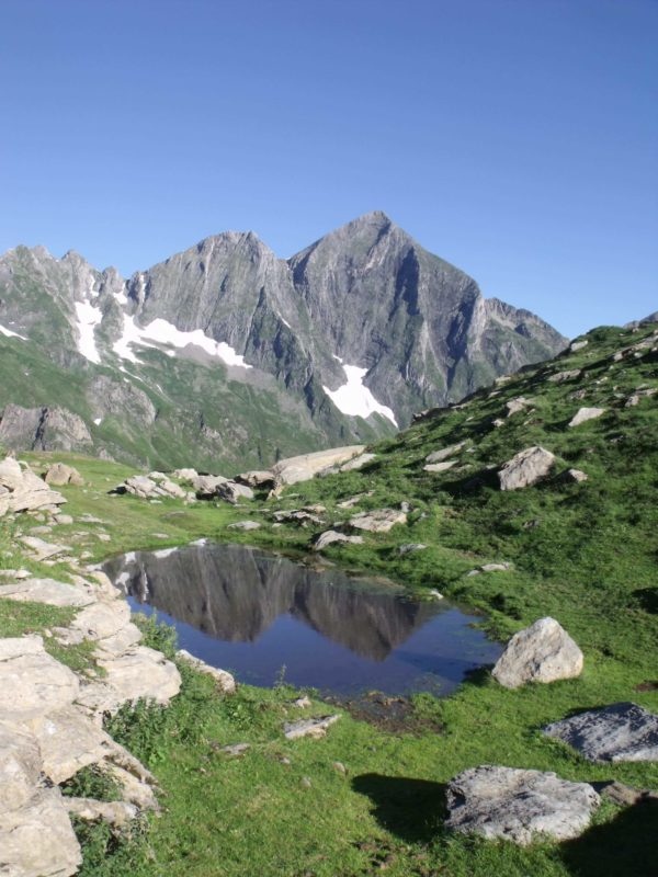 Mont Valier From The Bouche D Aula Gr10