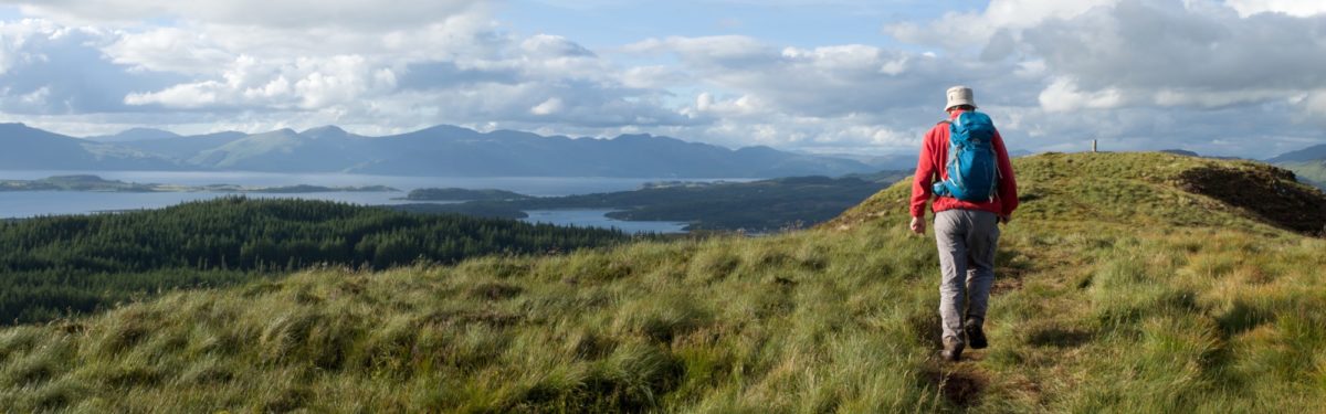 Beinn Lora Summit With Loch Linnhe In Ben Nevis And Glen Coe Region