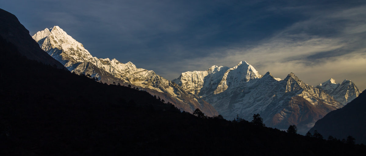 Thamserku From Ama Dablam