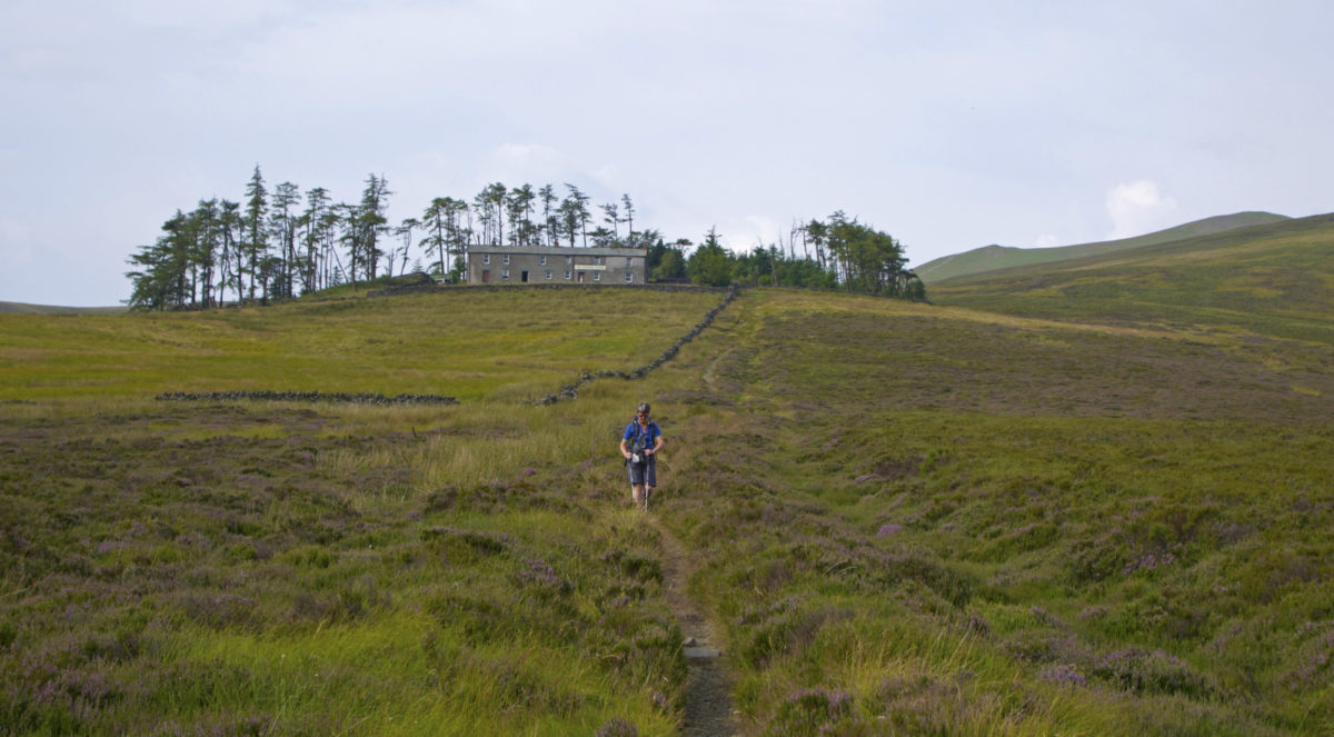 Leaving Skiddaw House
