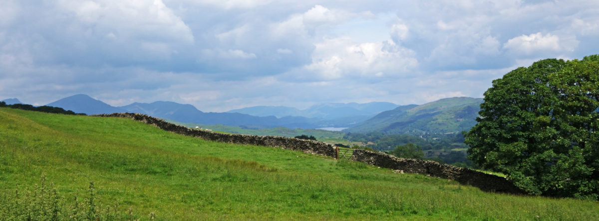 Looking Towards Coniston Fells And Lake