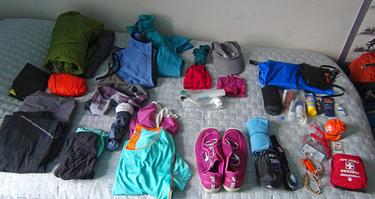 Our kit, all laid out