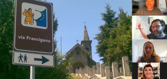 Walking the via Francigena