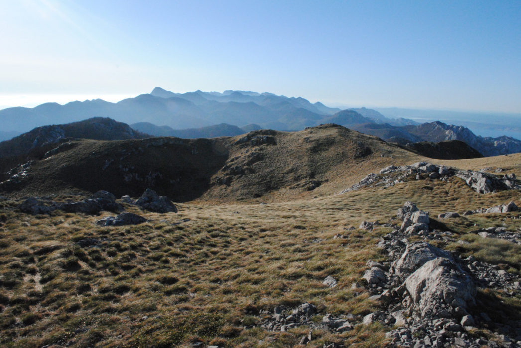 Looking South Towards Paklenica From Veliki Stolac