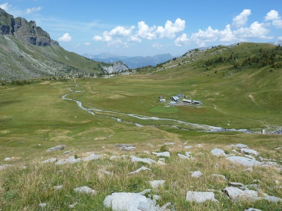 Looking Down On Anterne And The Refuge Alfred Wills