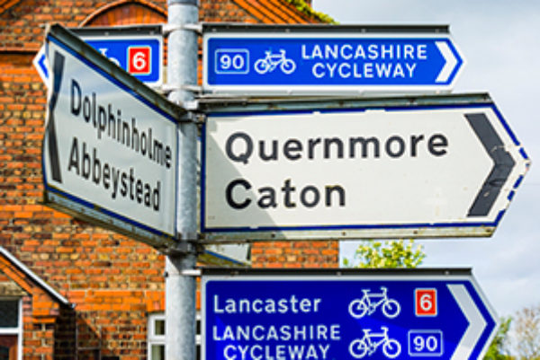 Clear Signage For The Lancashire Cycleway Jon Sparks