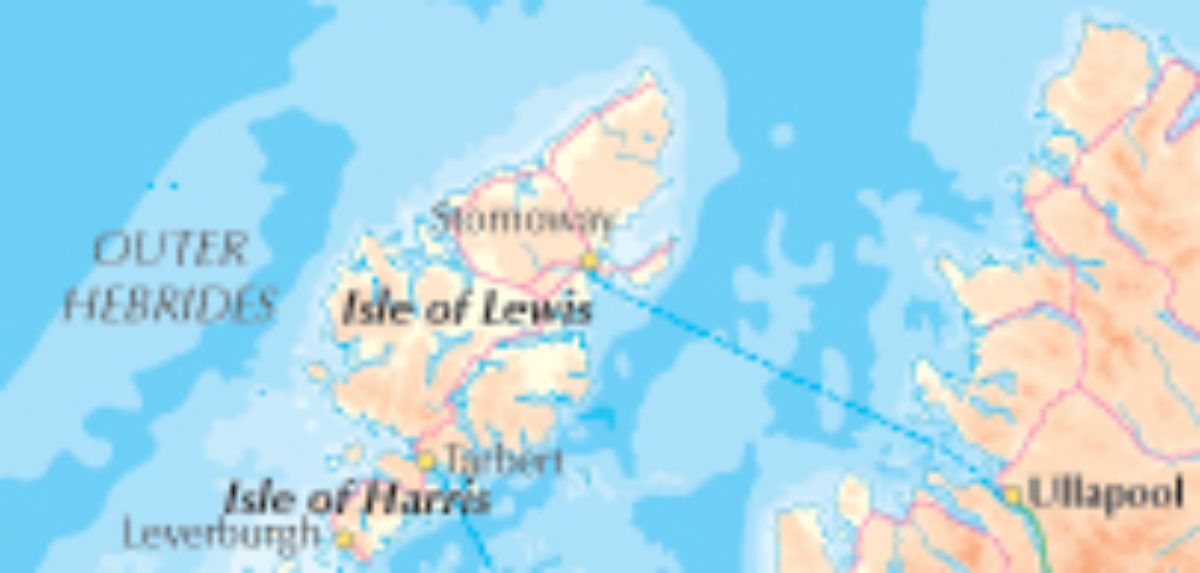 Overview Map Hebrides