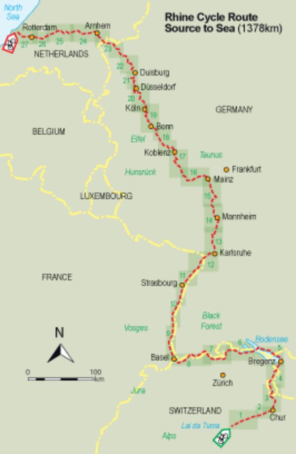 The Rhine Cycle Route: from source to sea Cicerone Press
