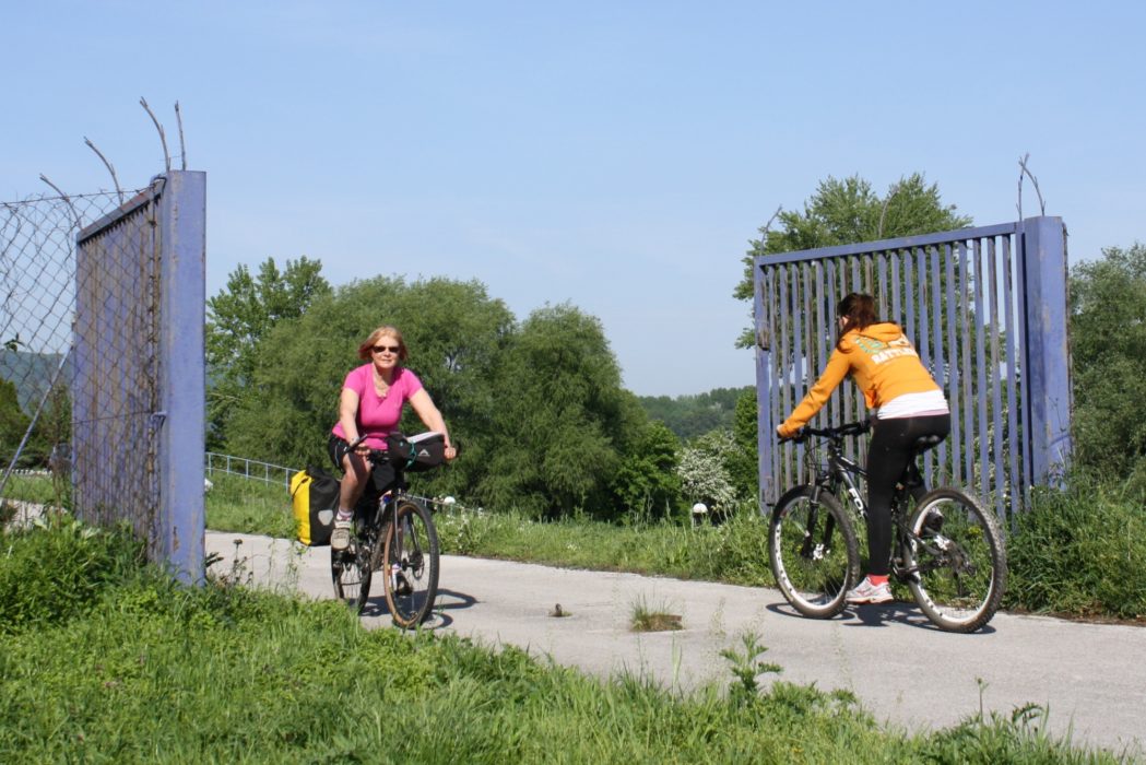 The gates that once marked the Iron Curtain are now permanently open