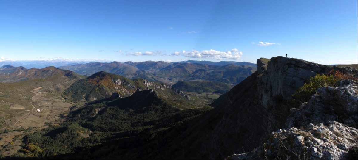 A View To The Alps From Montagne De Chamouse