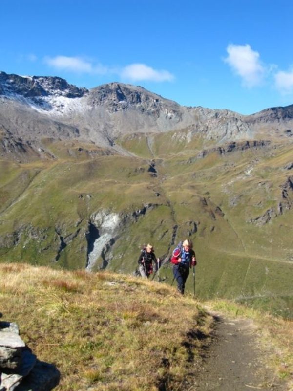 Trekking in the Moiry valley