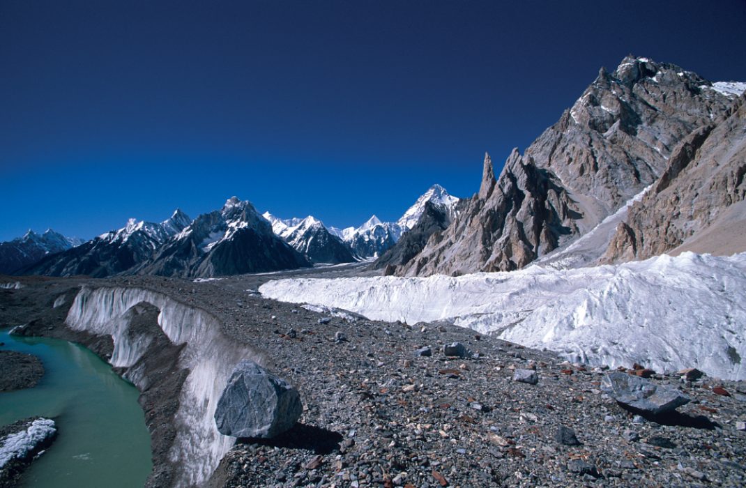 Glacial river in the Himalaya