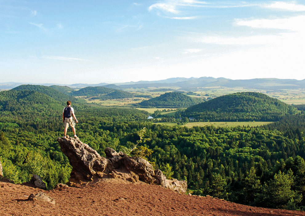 The Volcanic Landscape Of Puy De La Vache