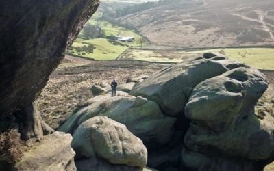 Scrambling in the Peak District