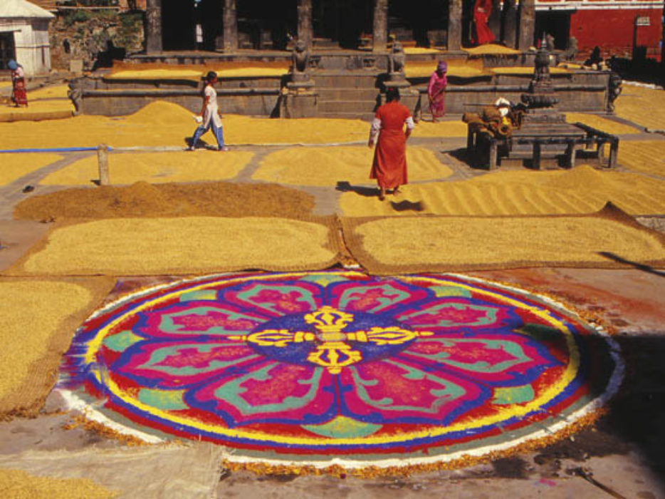 Mandala in Bungamati Square