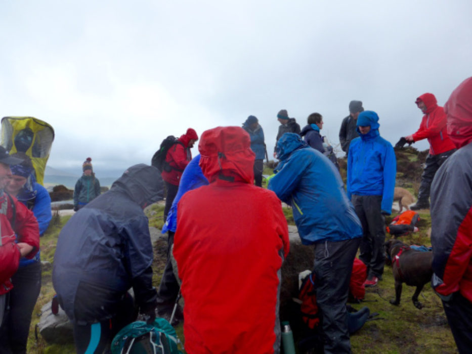 Typical Dark Peak Weather For The Dark Peak Walks Book Launch