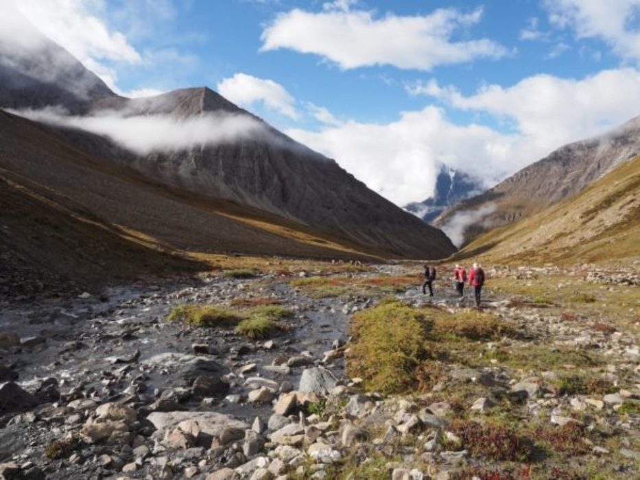 Heading Down From The Donung La Towards Shey Gompa