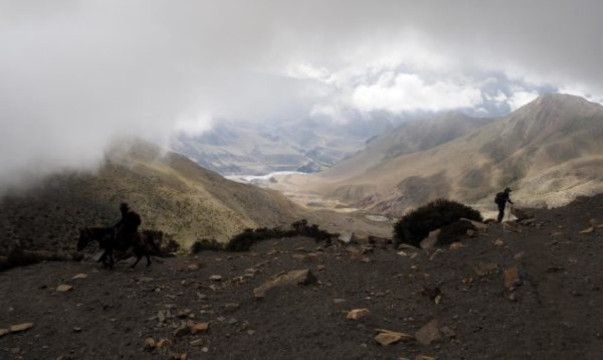 The Flood Plain Of The Kali Gandaki River Some 1600M Below The Cloud