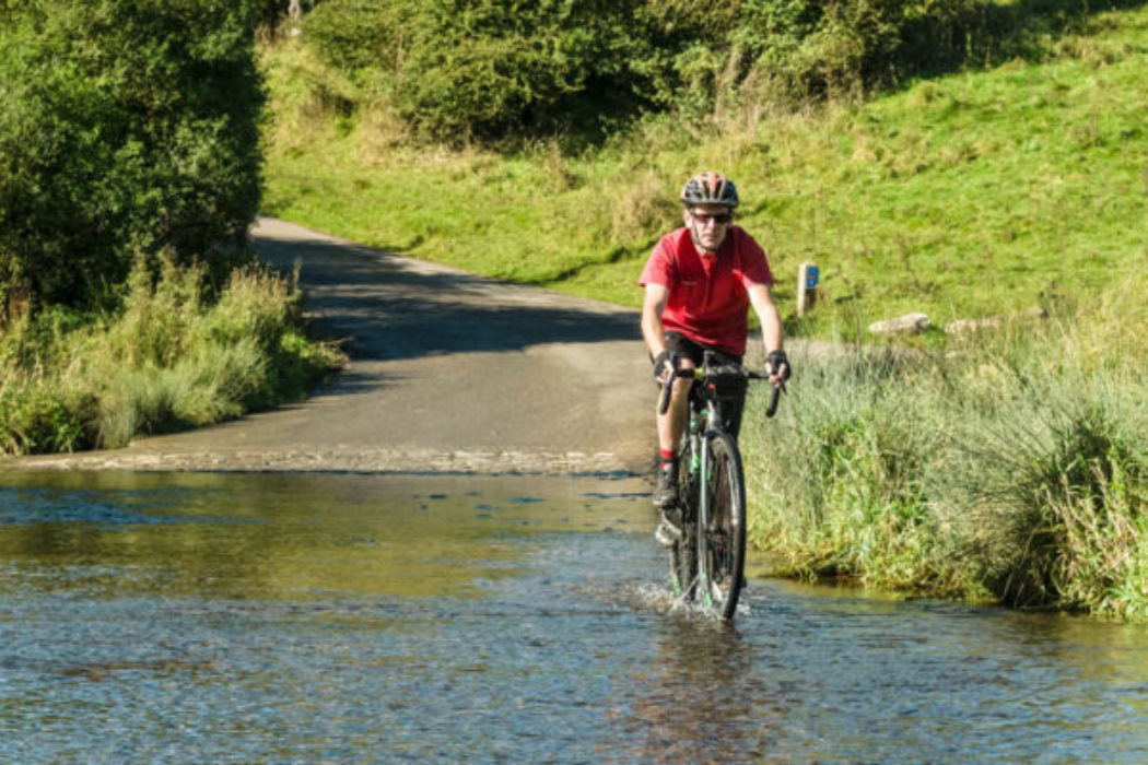 Cycling Across The Tissington Ford