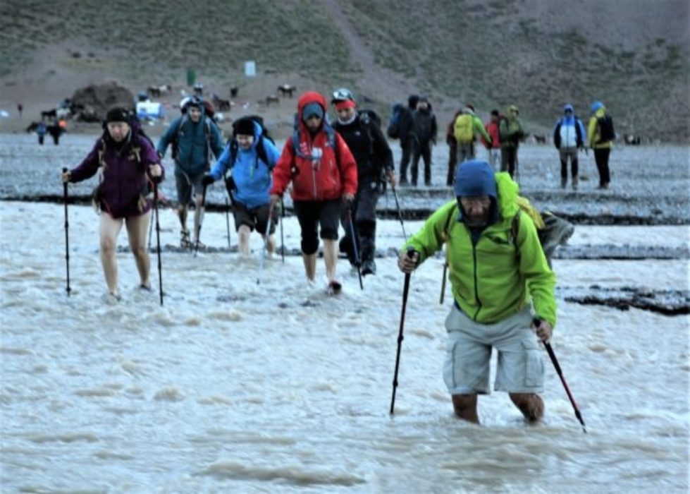 On The Vacas Valley Route There Are Two Rivers To Cross