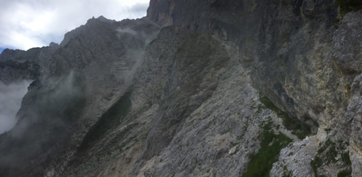 Climbing To Passo Del Comedon What A Path