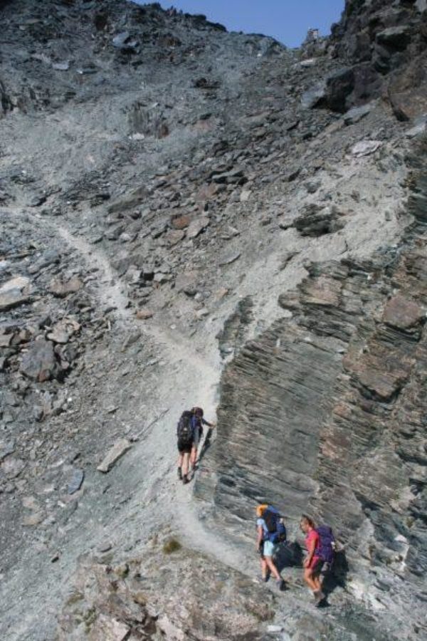 AV2 in the Aosta valley has passes up to 3,300m high, with views to several 4000m peaks